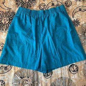 VTG Turquoise Shorts Size 14